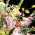 成人式の壇上花