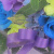 紫リボンの花束